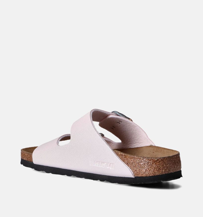 Birkenstock Arizona Embossed Nu-pieds en Rose pour femmes (350849)