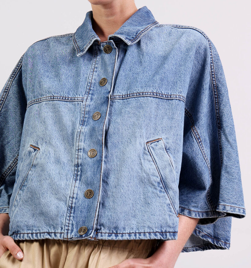 Sisters Point Felka Blauw Jeanshemd voor dames (374891)
