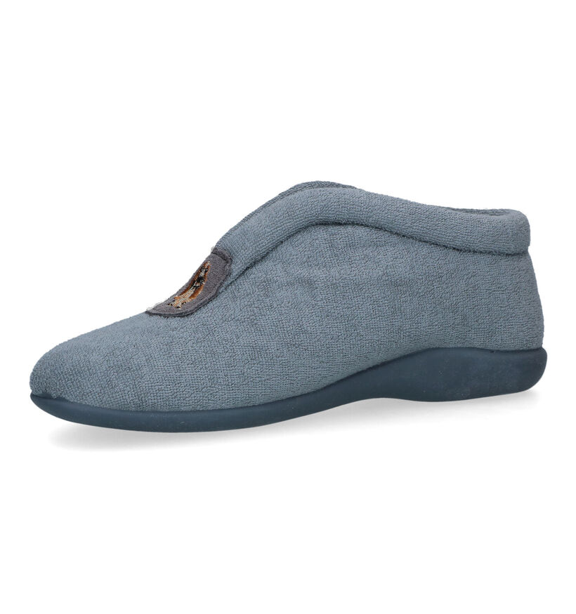 Hush Puppies Oisim Pantouffles en Bleu pour femmes (340751)