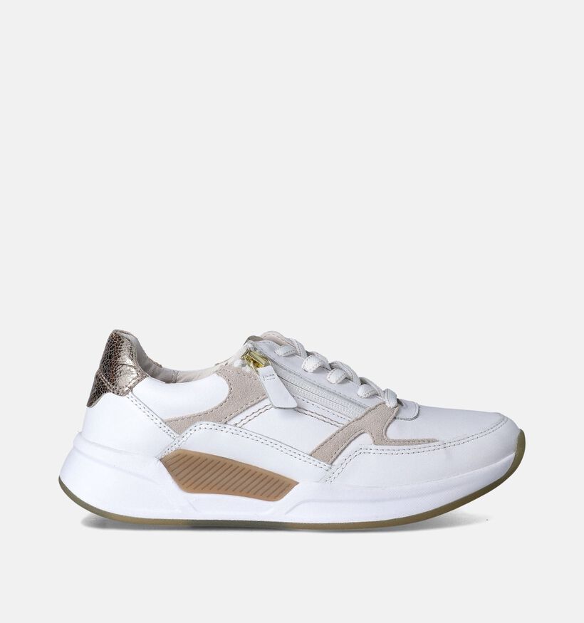 Gabor Rollingsoft Witte Veterschoenen voor dames (352069) - geschikt voor steunzolen