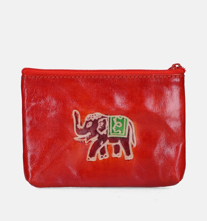 Euro-Leather Porte-monnaie en Rouge pour femmes, filles (333053)