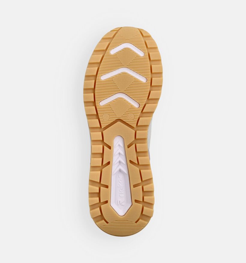Rieker R-Evolution Lichtbeige/Pastel Sneakers voor dames (370438) - geschikt voor steunzolen