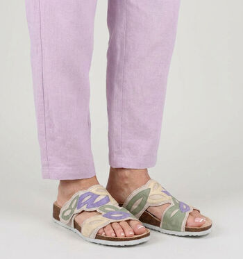 Think! Slippers Wit/Beige