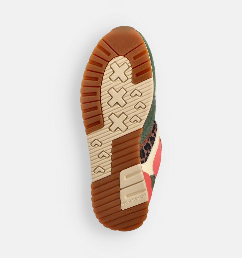 Scotch & Soda Vivi Baskets en Vert pour femmes (362055) - pour semelles orthopédiques