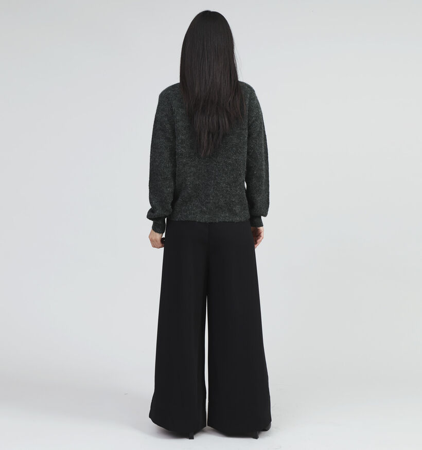 Vila Alva Groene Wollen cardigan voor dames (348760)