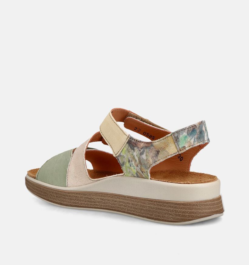 Think! Lichtgroene/Gele Sandalen voor dames (374089)