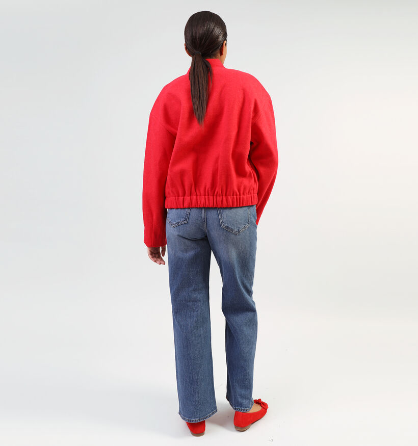 SISTERS POINT Vabaia Veste courte en Rouge pour femmes (356262)