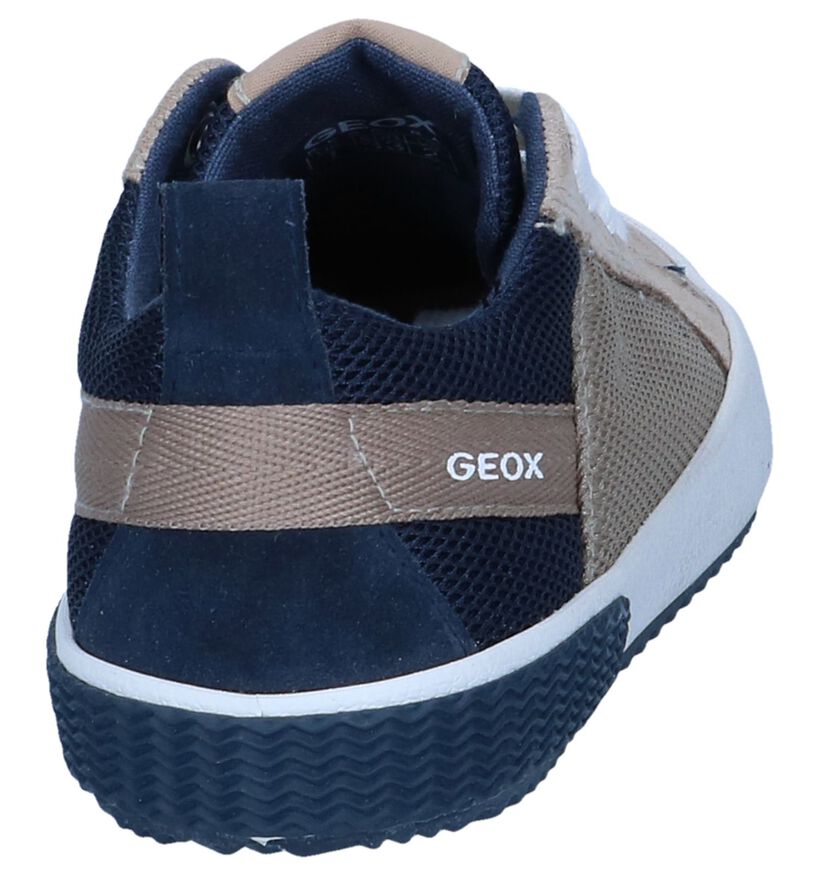 Geox Chaussures basses en Beige foncé en textile (237933)