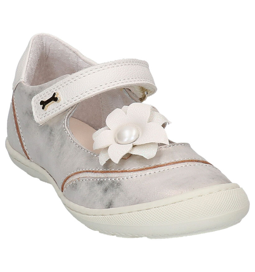 STONES and BONES Ballerines en Argent en cuir (267261)