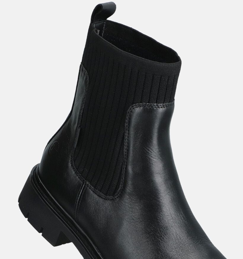 Tamaris Comfort Bottines Chelsea en Noir pour femmes (362913) - pour semelles orthopédiques