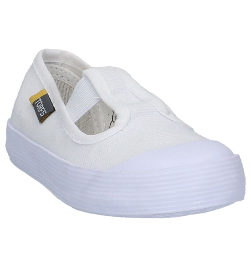 Turnpantoffels Wit Torfs in stof (223316)