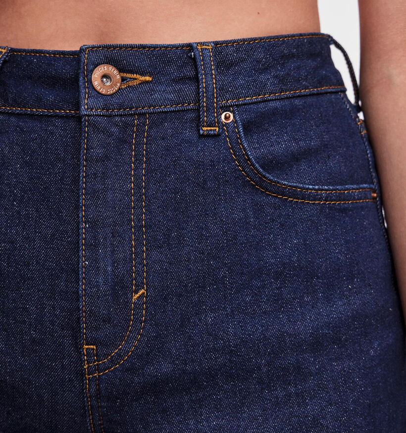 Pieces Holly Jeans taille haute L30 en Bleu pour femmes (332867)