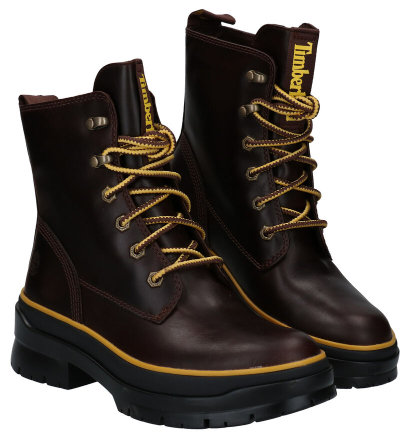 Timberland Marilyn Zwarte Boots in leer (277644)