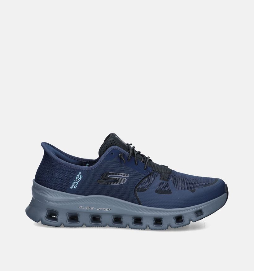 Skechers Glide Step Pro Baskets en Bleu pour hommes (345191)