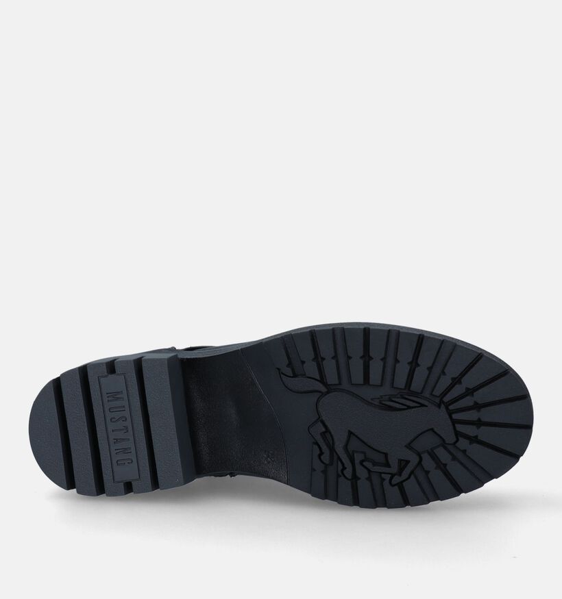 Mustang Boots à lacets en Noir pour femmes (345421)