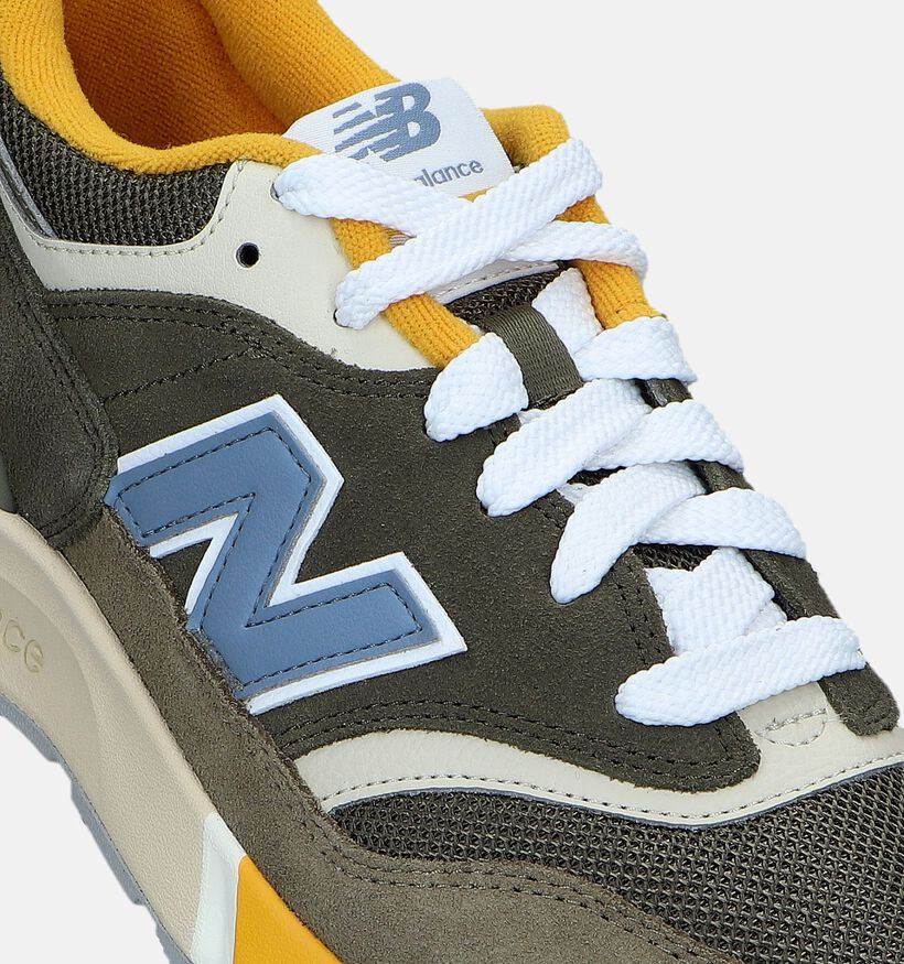 New Balance U 997 Baskets en Vert kaki pour hommes (327279) - pour semelles orthopédiques