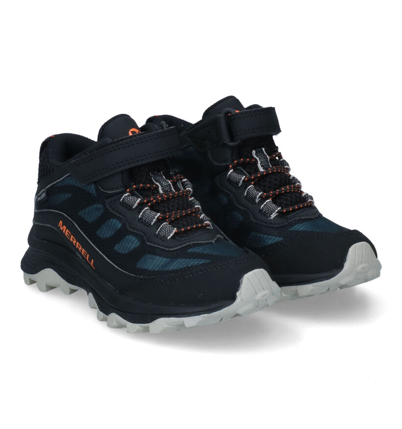 Merrell Moab Speed Mid Baskets en Bleu en synthétique (302564)