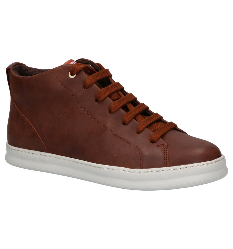 Camper Chaussures hautes en Cognac en cuir (256255)