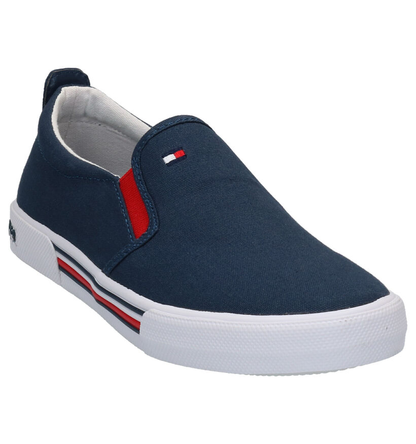 Tommy Hilfiger Mocassins en Bleu foncé en textile (285660)