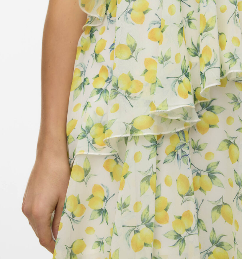 Vero Moda Maxi Dress Wit met Bloemenmotief voor dames (365925)