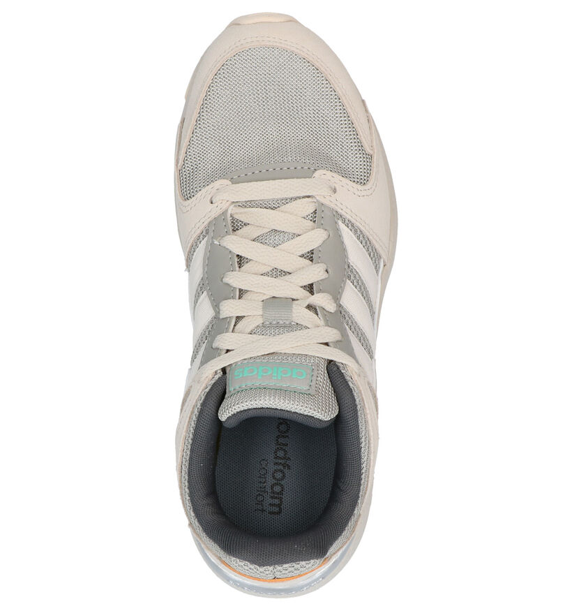 Lichtgrijze Sneakers adidas Crazychaos in daim (264865)