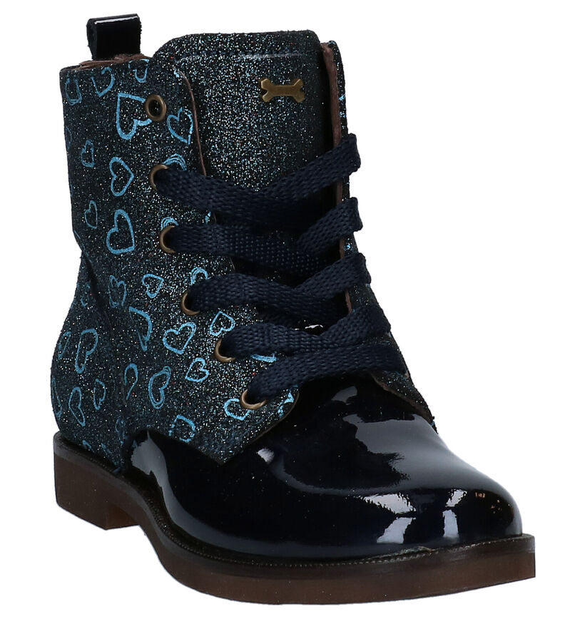 STONES and BONES Fana Bottines en Bleu pour filles (279299) - pour semelles orthopédiques