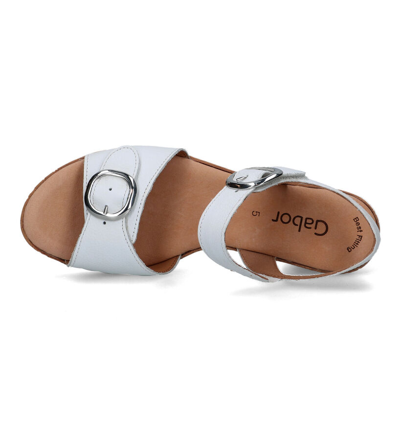 Gabor Best Fitting Witte Sandalen voor dames (323228)