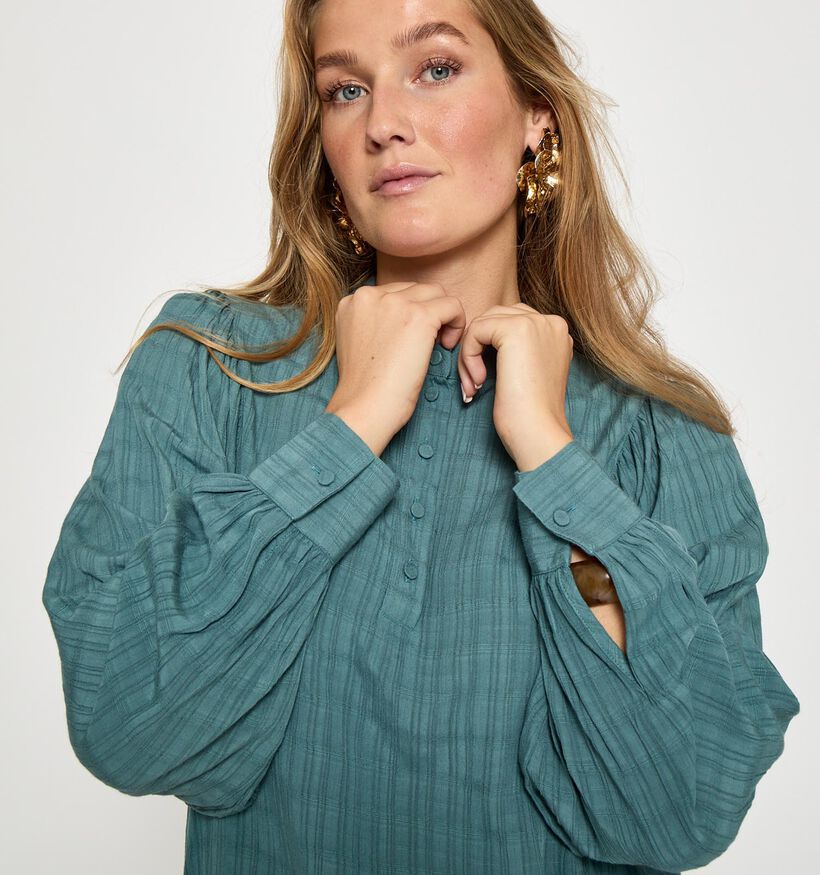 Minus Anine Groene Blouse voor dames (366696)