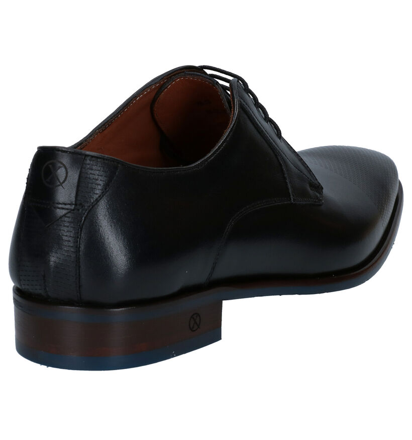 Ambiorix Gavino Zwarte Veterschoenen voor heren (309583)