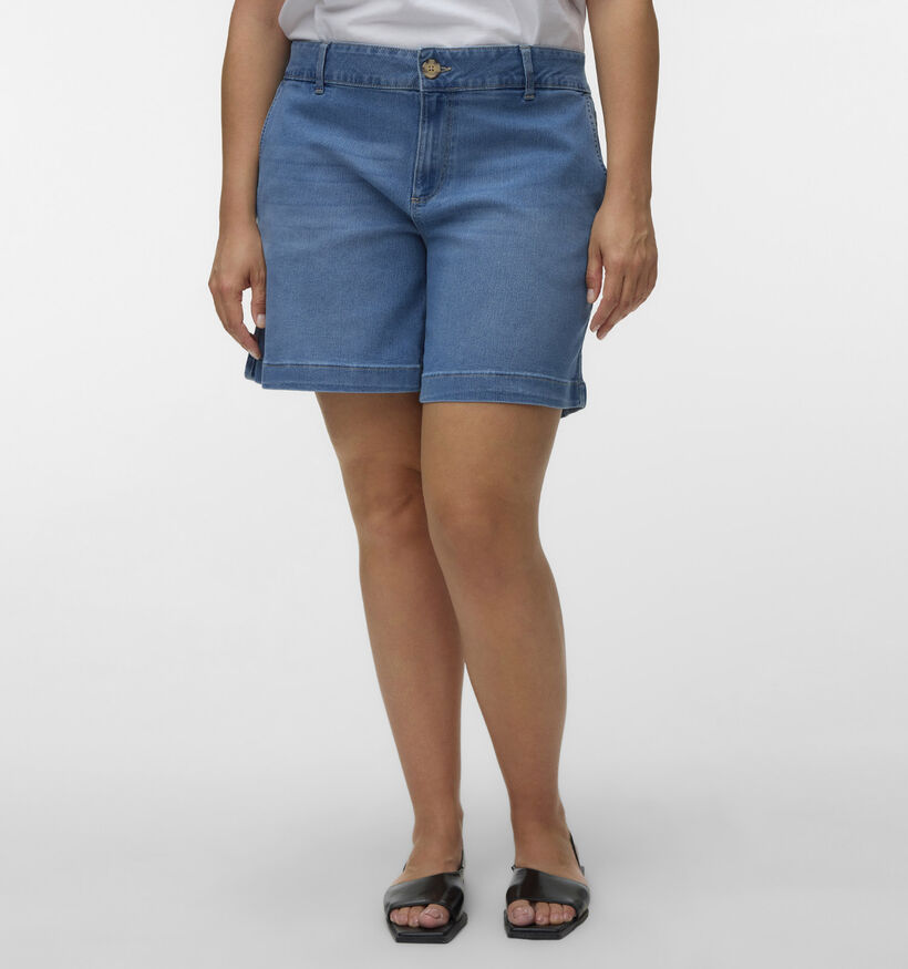 Vero Moda Curve Berit Blauwe Short voor dames (369341)