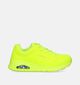 Skechers Uno Gen 1 Baskets en Jaune fluo pour filles (345341)