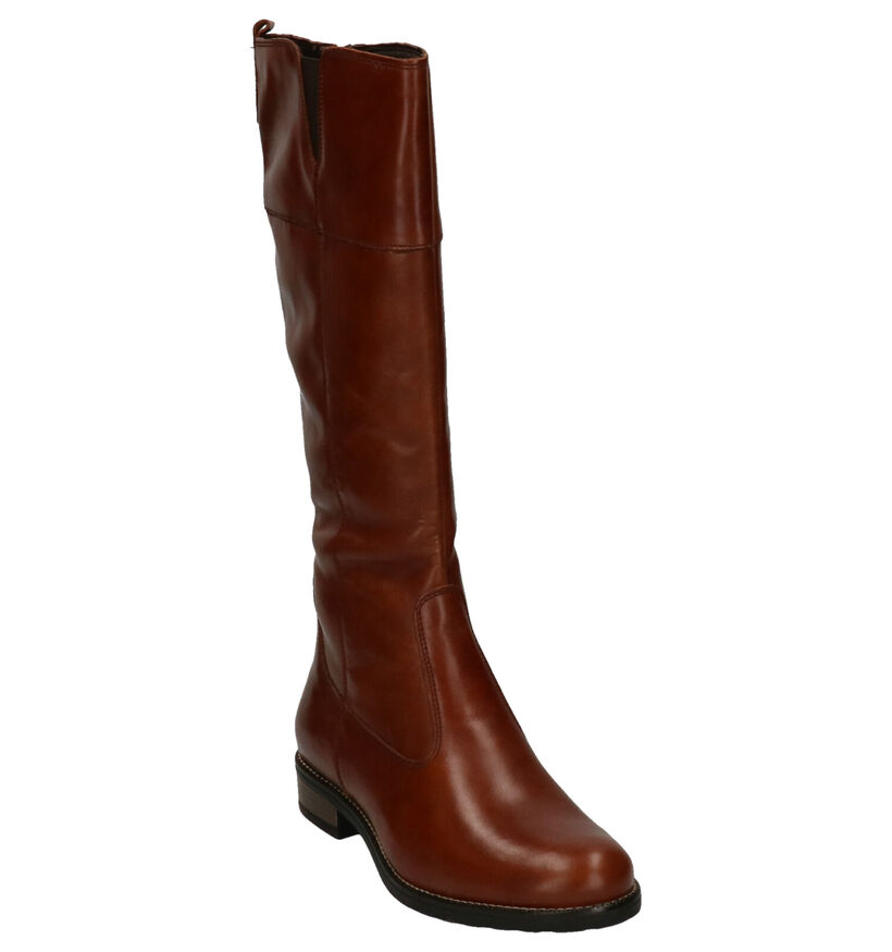 Tamaris Bottes en Cognac en cuir (257265)