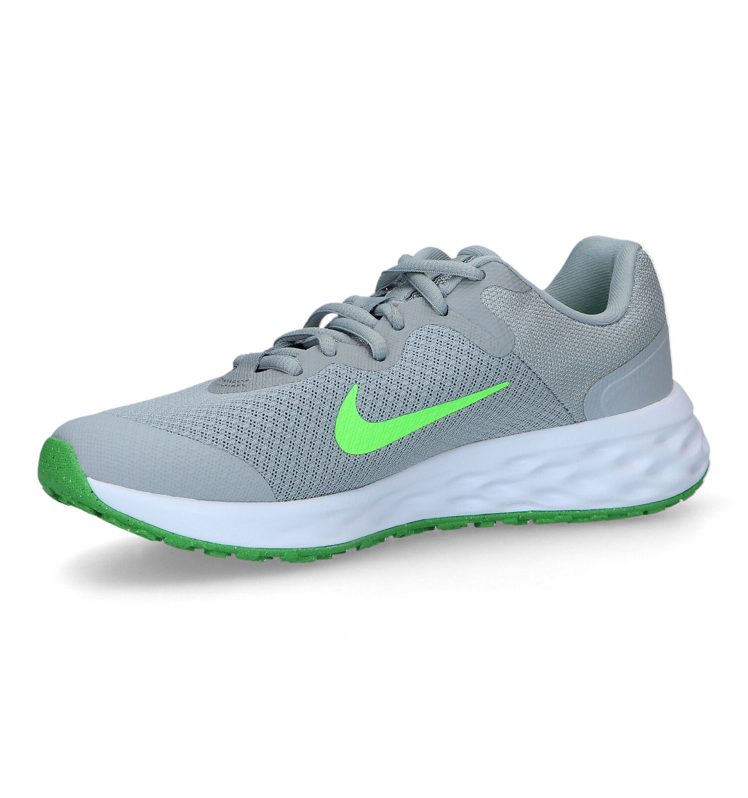 Nike Revolution 6 PS Grijze Sneakers Meisjes Jongens Sneakers