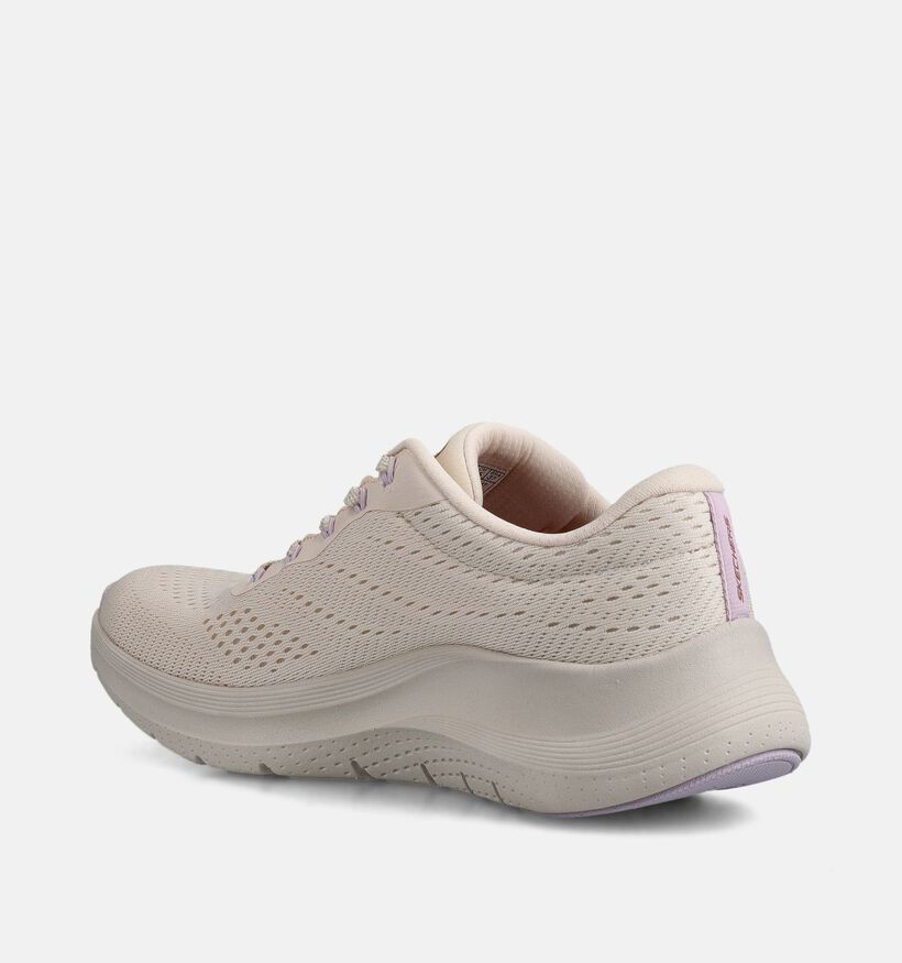 Skechers Arch Fit 2.0 Big League Ecru Sneakers voor dames (367468) - geschikt voor steunzolen