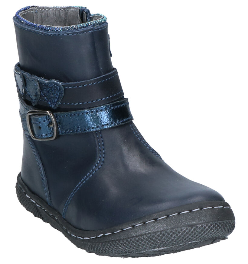 Mkids Bottes basses en Bleu foncé en cuir (254963)