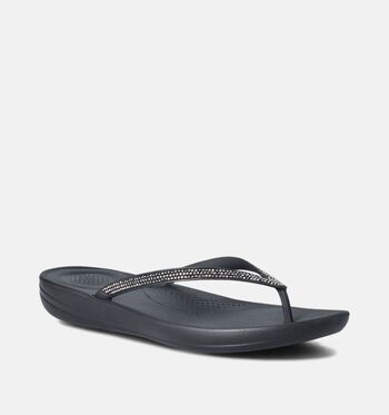 FitFlop Nu-pieds Noir/Blanc/Beige/Rouge