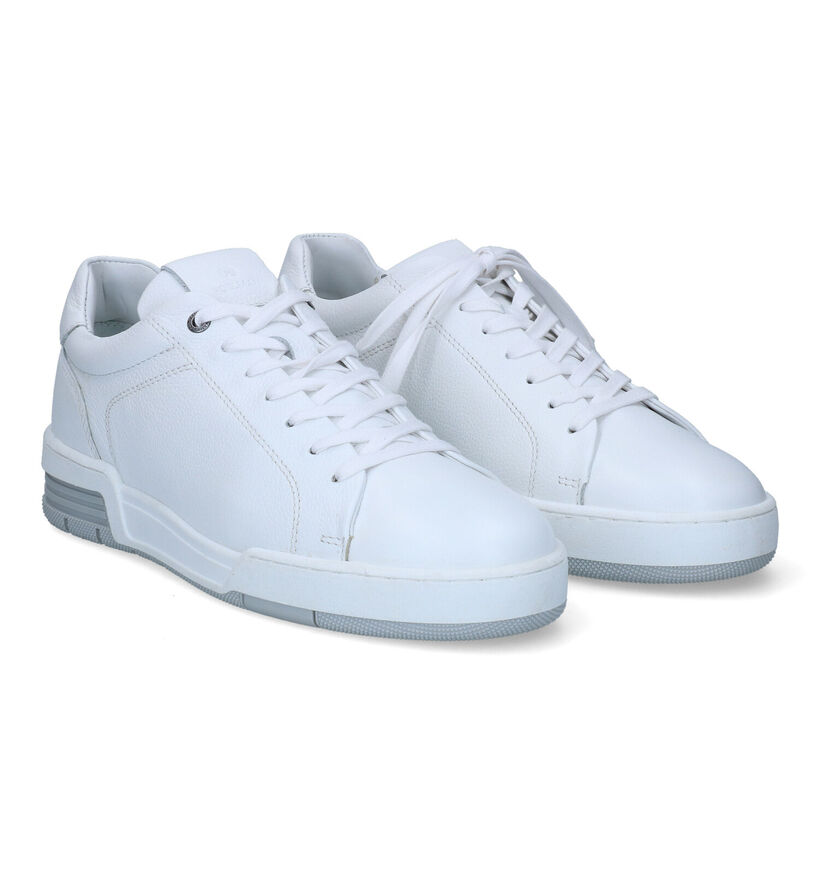 Poelman Lpkevin Chaussures à lacets en Blanc en cuir (310335)