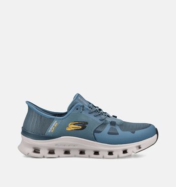 Skechers Glide-Step Low Sneakers Zwart/Wit/Taupe/Blauw/Groen/Grijs