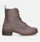 Mustang Boots à lacets en Taupe pour femmes (329640)