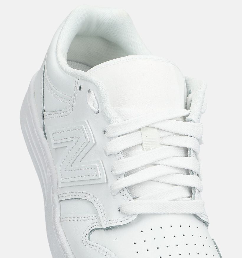 New Balance GSB 480 Baskets basses en Blanc pour filles, gar&ccedil;ons (377313) - pour semelles orthop&eacute;diques