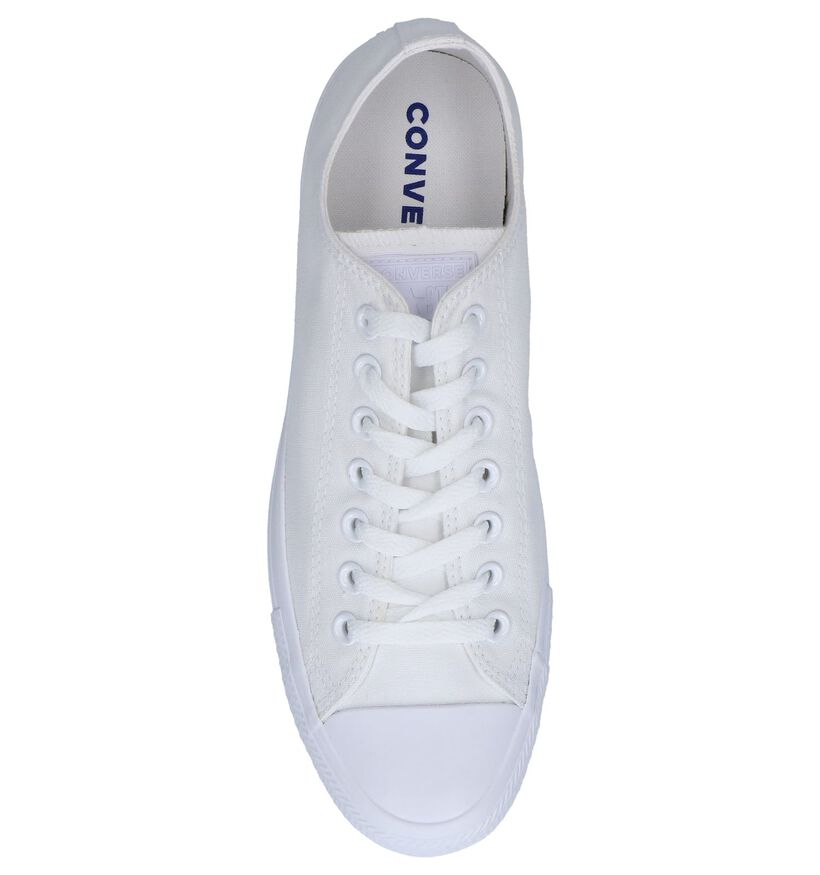 Chuck Taylor All Star Baskets basses en Blanc en textile (238391)