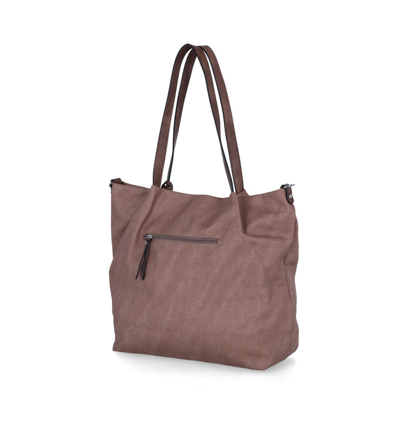 Emily & Noah Elke Taupe Shopper Tas voor dames (314807)