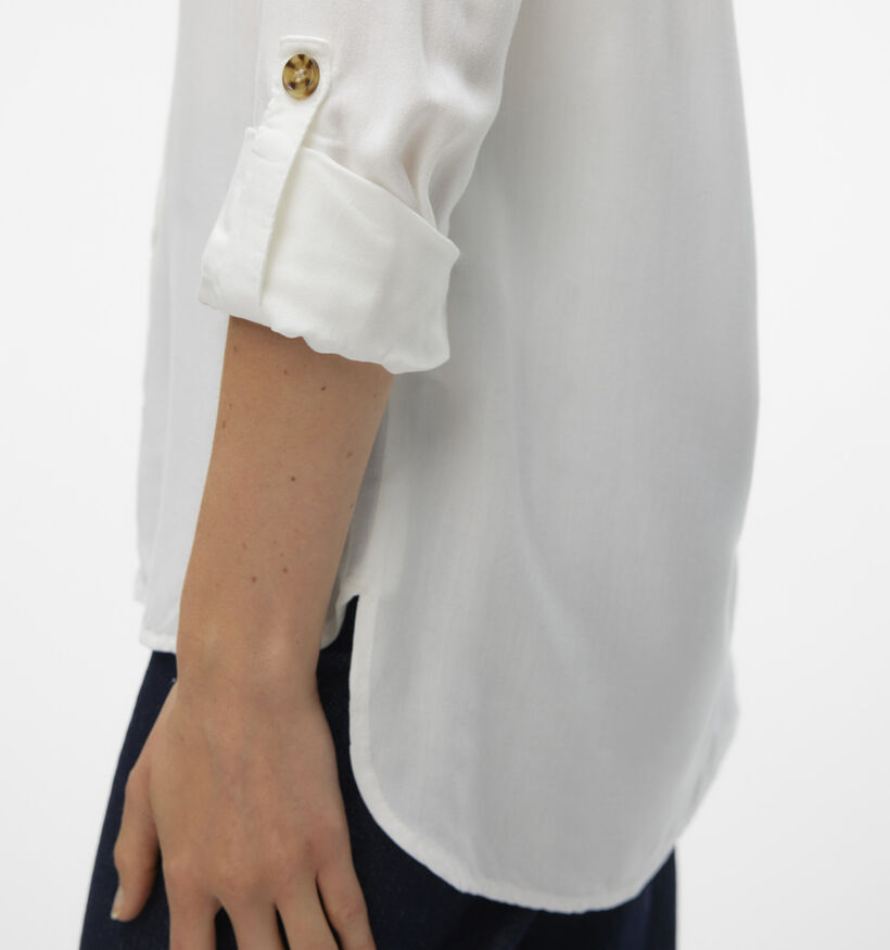 Vero Moda Bumpy Witte Blouse voor dames (369426)