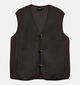 Vero Moda Cleosofia Donkerbruine Bodywarmer voor dames (377546)