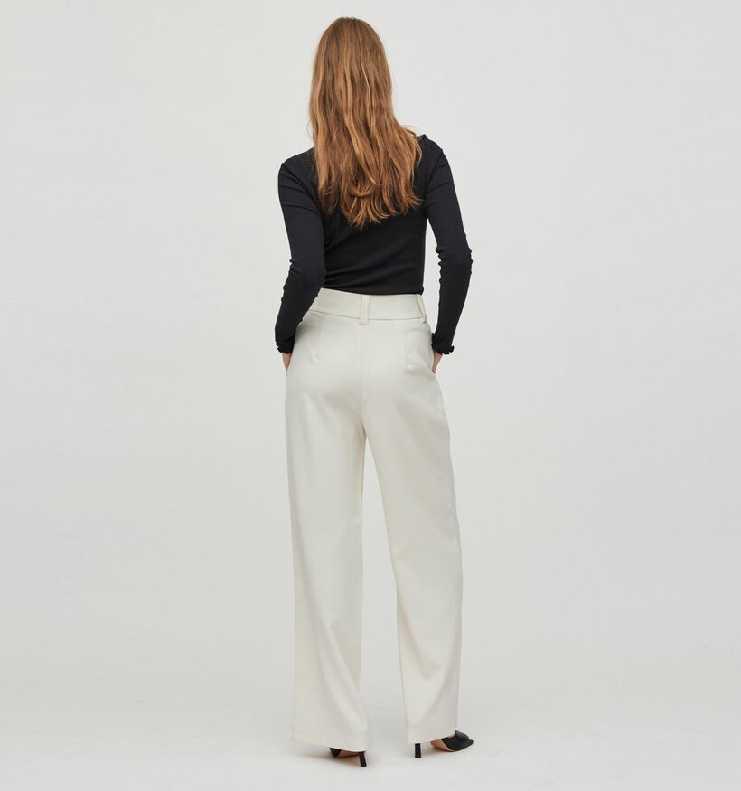 Vila Marna Pantalon Large en Ecru (317100)