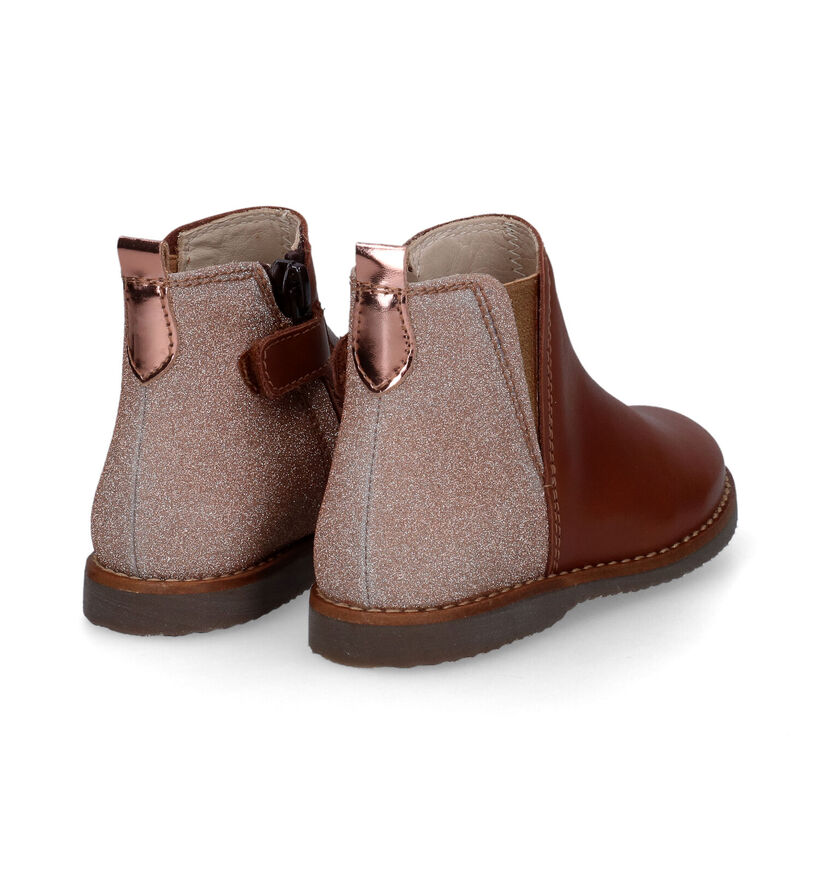 Beberlis Bottes courtes en Cognac pour filles (316139)