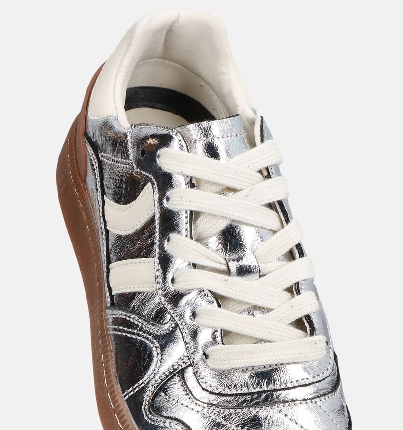 Coolway Goal Zilveren Sneakers voor dames (379805) - geschikt voor steunzolen