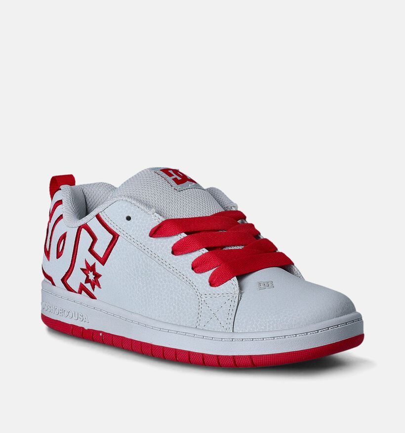 DC Shoes Court Graffik Baskets skate en Gris pour filles, garçons (361766)
