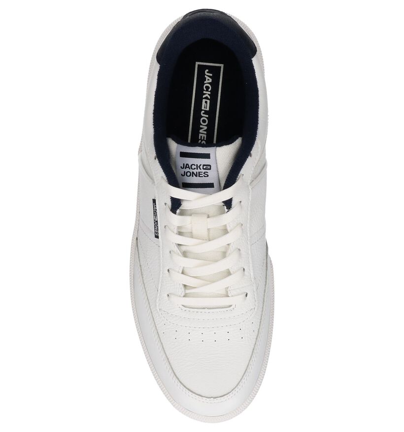 Witte Casual Veterschoenen Jack & Jones Radley in leer (240955)