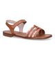 Beberlis Cognac Sandalen in leer (306994)